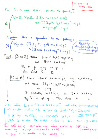 [Page de maths manuscrites]
