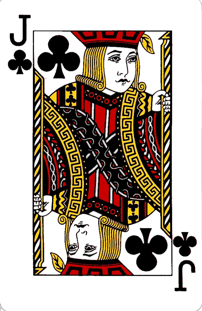 [Jack of clubs (English form)]