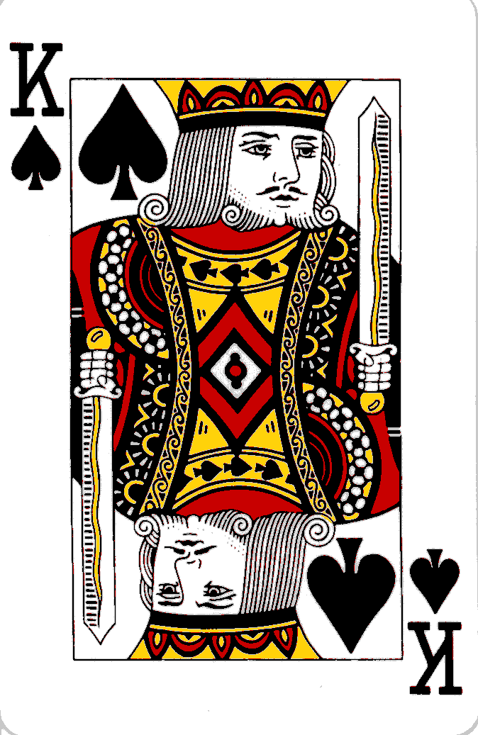 King and queen of spades