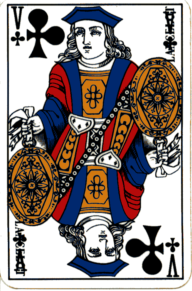 [Jack of clubs (French form)]