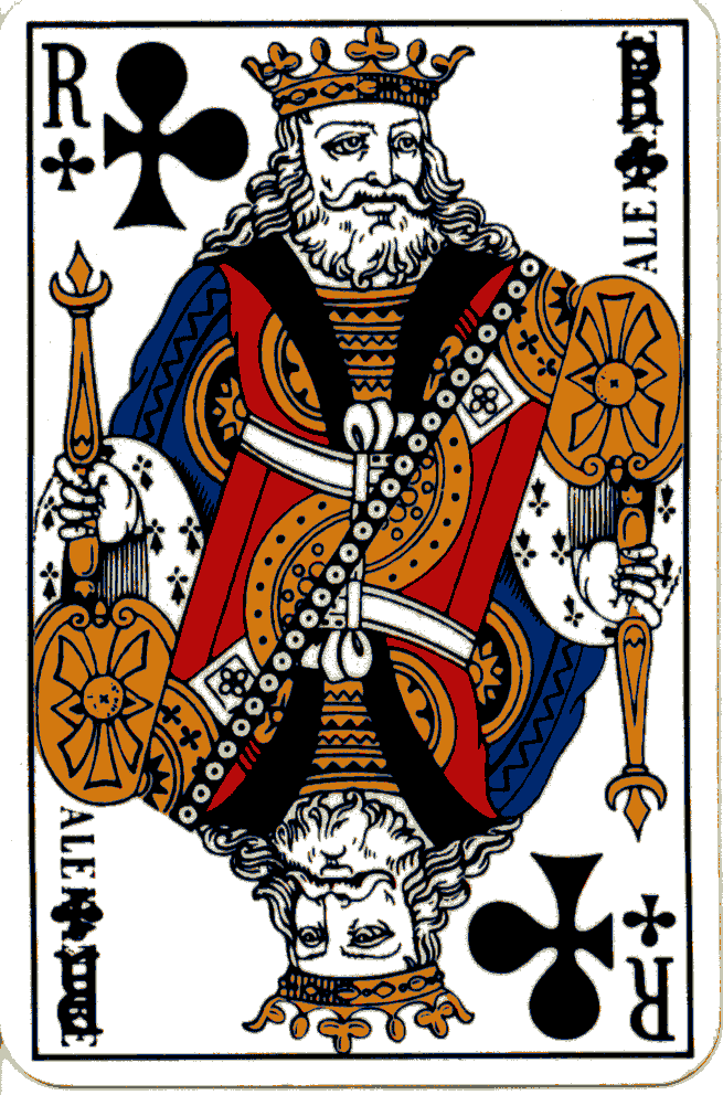 [King of clubs (French form)]