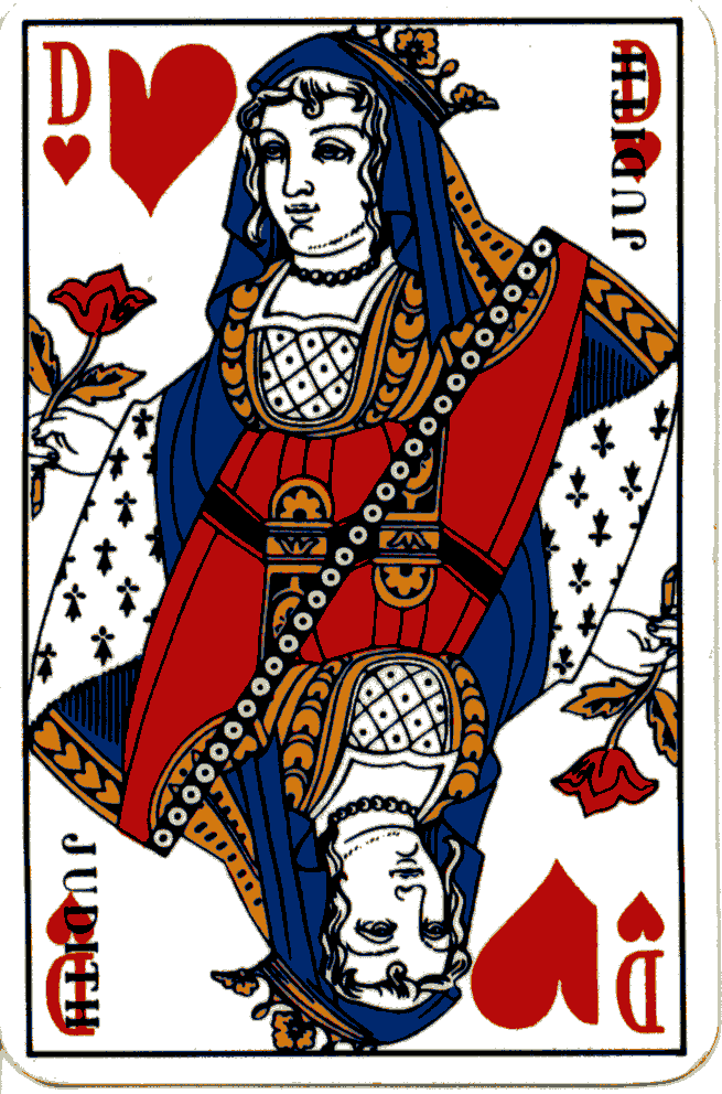 [Queen of hearts (French form)]