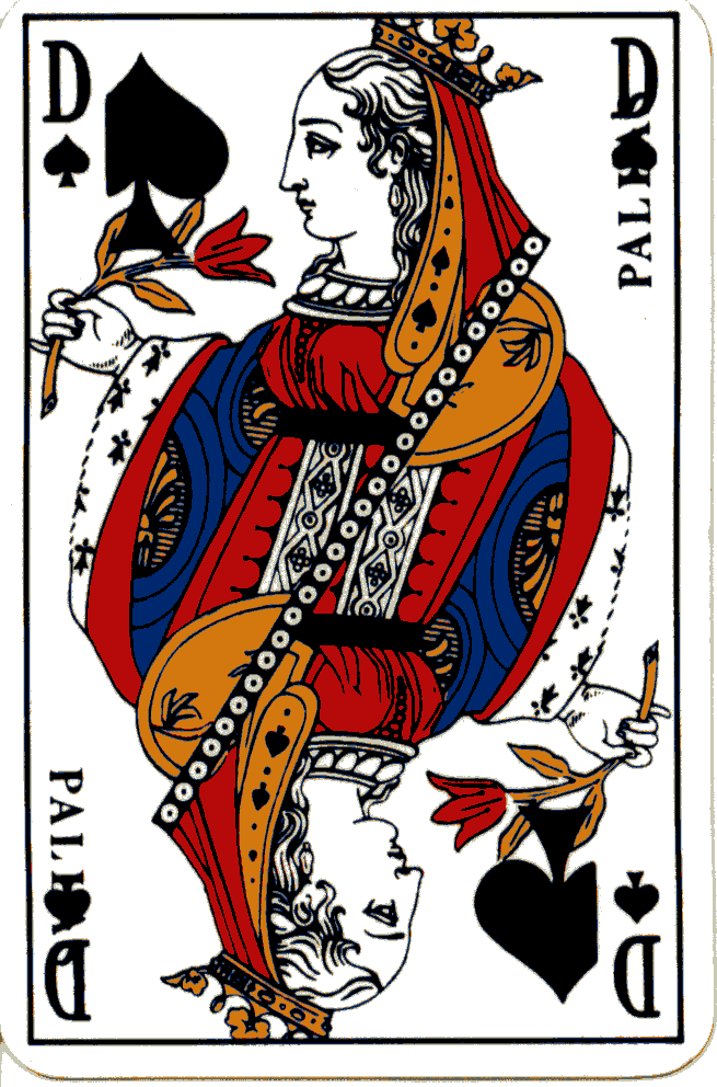 [Queen of spades (French form)]