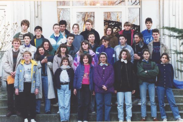 [Photographie de classe 1990–1991]