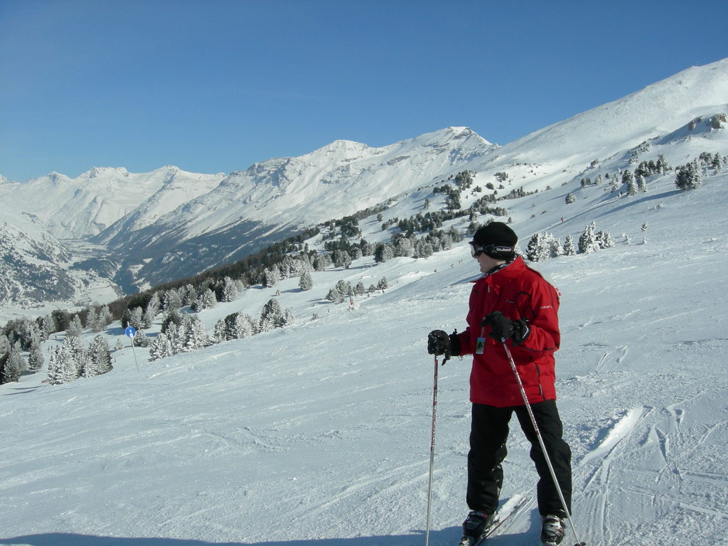 [Photo de moi sur une piste de ski]