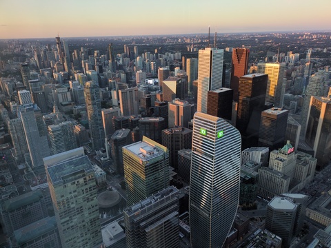 [Toronto vu de puis la tour CN]
